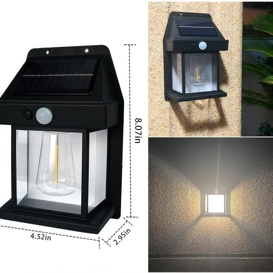 outdoor solar light wall lamp