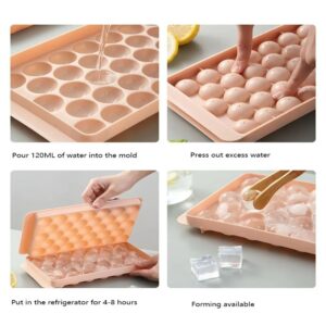 3D Round Ice Cube Tray