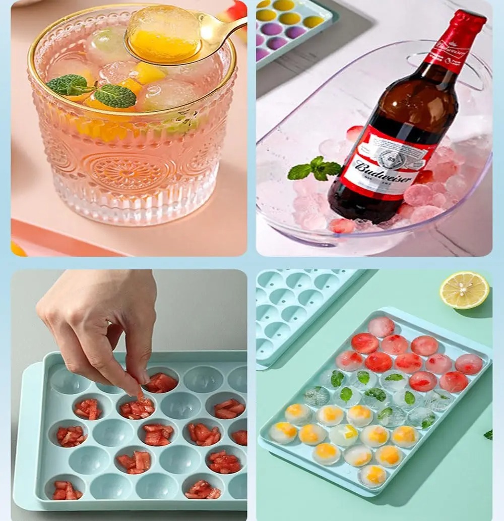 3D Round Ice Cube Tray - Image 2