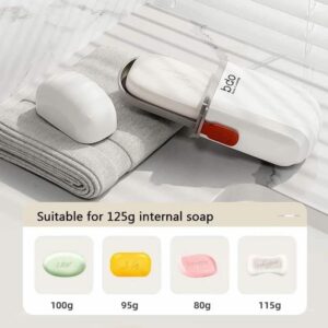 Mini Travel Soap Holder Box – Compact, Washable, and Reusable Soap Container