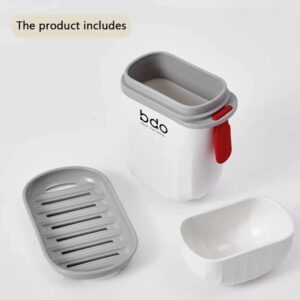 Mini Travel Soap Holder Box – Compact, Washable, and Reusable Soap Container