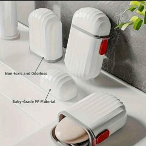 Mini Travel Soap Holder Box – Compact, Washable, and Reusable Soap Container