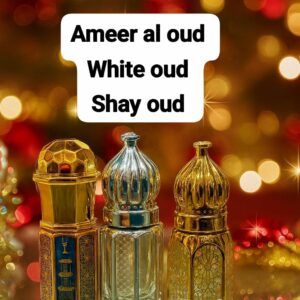 *Pack of 3x3ml fancy attar Non alcoholic oud fragrances for men and women