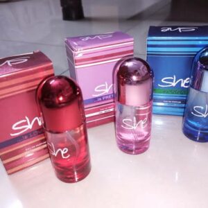Pack of 3pcs original She perfume 25ml random fragrances