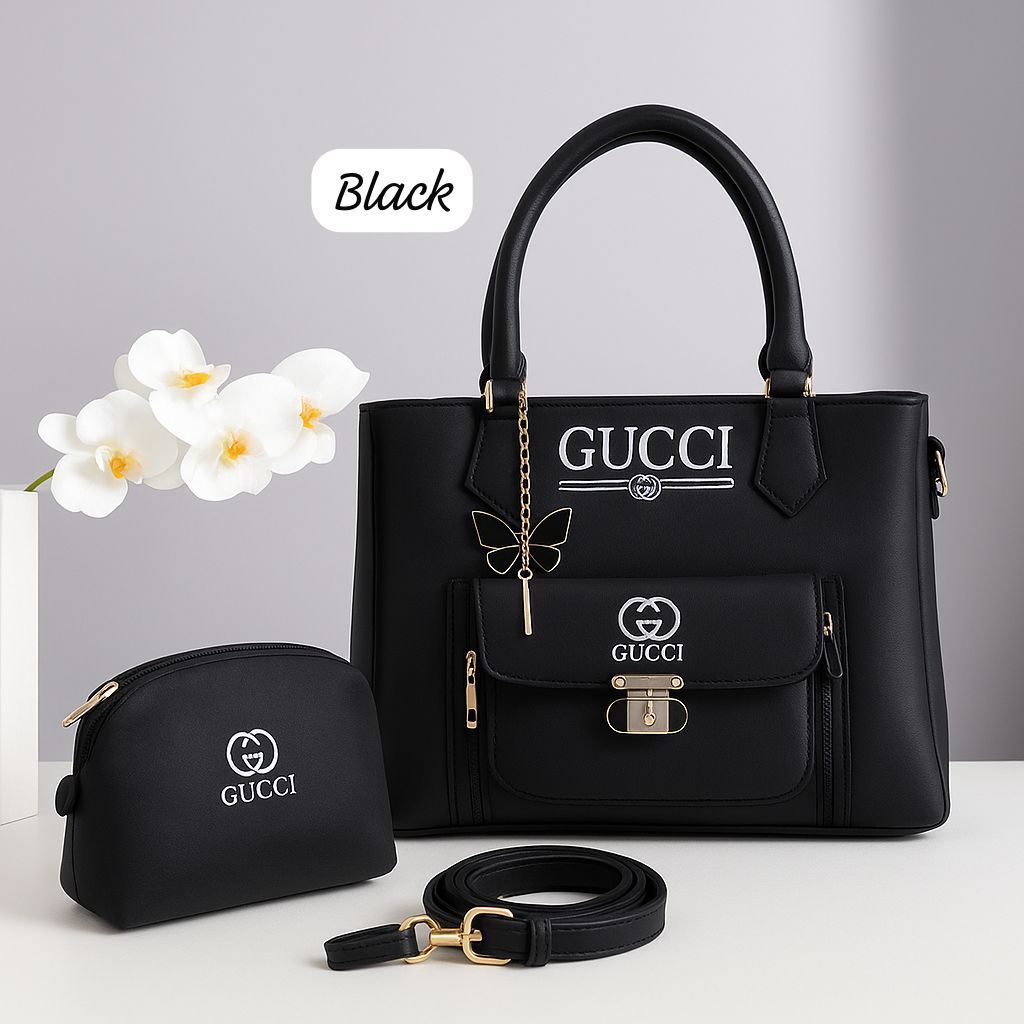 GUCCI 2 pec Stylish Shoulder Bag - Image 2