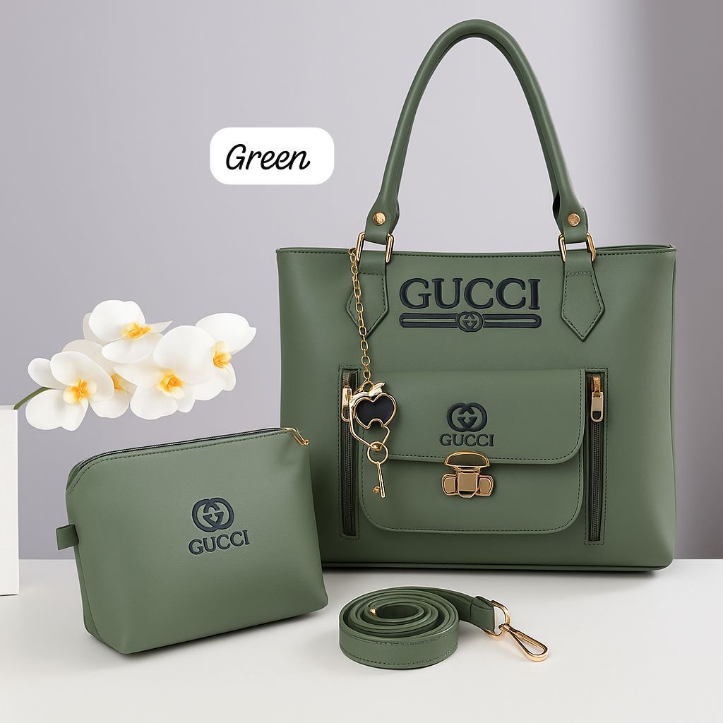 GUCCI 2 pec Stylish Shoulder Bag - Image 4