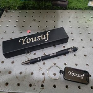 *Customized Pen n Keychain in A Customized Box*