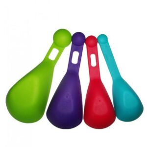 4-Piece Multicolor Scoop Measuring Cups – Kitchen Tools
