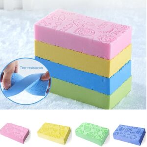 Magic Bath Sponge Body Scrubber – Exfoliating Dead Skin Remover & Massaging Shower Brush for Smooth, Clean Skin