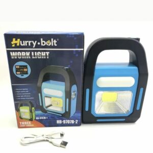 Hurry Bolt Work Light HB-9707B-2 / Emergency Light / Rechargeable, Solar Charging, USB Charging Work Light / Camping Light / Outdoor Portable Light