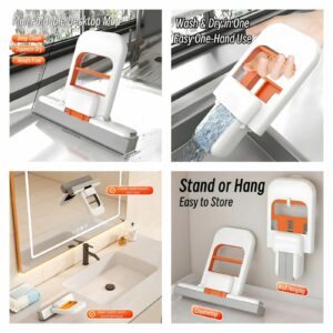*Portable Hand Free Mini mop