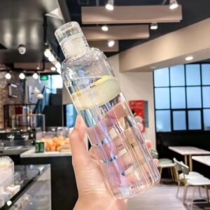 Transparent Plastic Sports Water Bottle