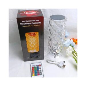 New cross-border rose ambient light, rechargeable decorative table lamp, bedside creative night light, dual-purpose for charging