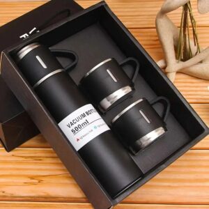 Stainless Steel Vacuum Bottle Set – Insulated Thermos