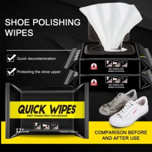 Disposable Shoe Cleaning Wipes – 80 Pieces Pack
