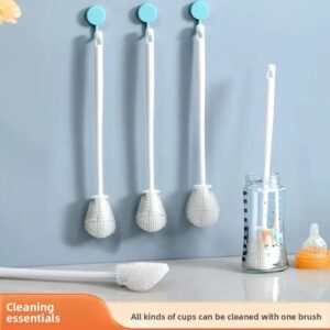 Long Handle Silicone Cup Brush – Bottle & Cup Cleaner