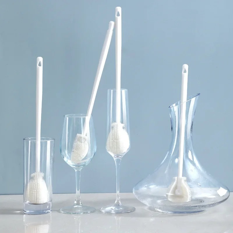 Long Handle Silicone Cup Brush – Bottle & Cup Cleaner