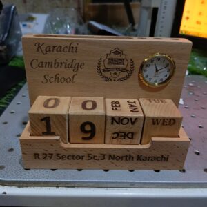 Customized Wooden Lifetime Calendar – Personal Gift