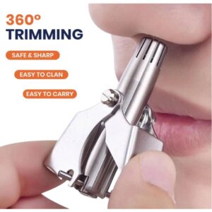 Stainless Steel Portable Nose Trimmer – Grooming Tool
