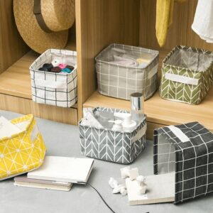 Mini Storage Basket for Makeup, Books & Toys