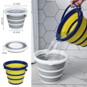 Outdoor Folding BucketPortable Outdoor Water ReservoirRetractable BucketFishing GearFishing BucketEasy to Clean Bucket
