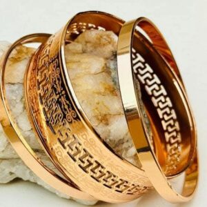 China gold plated 3 piece bangle set