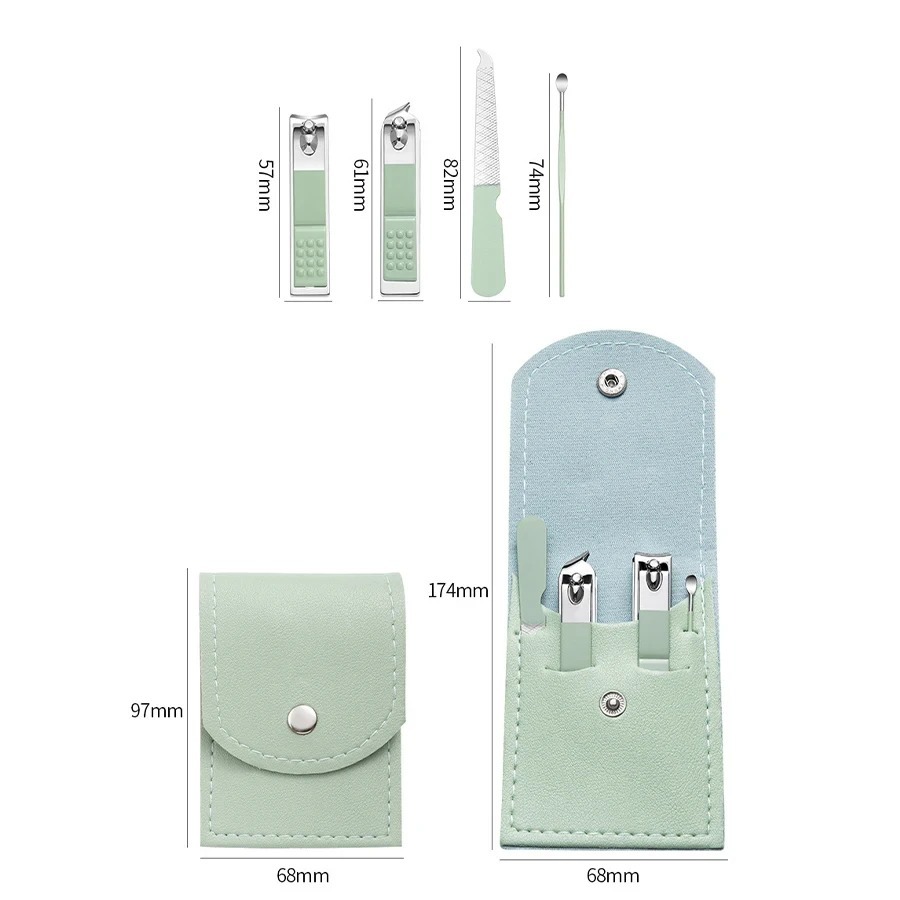 4 PcsSet Nail Clipper Manicure Set - Image 3
