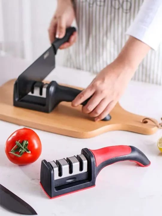 Kitchen Knife Sharpener Adjustable 4 in 1 Manual Knives and Scissor Sharpener Professional Blade Sharpening Tool