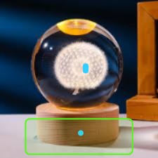 LE 3D Galaxy Crystal Ball Lamp – Night Light Decor