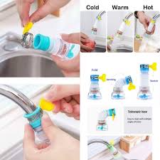 Fan Faucet With Clip 360 Rotating Adjustable Flexible Kitchen Faucet Tap Water Filter