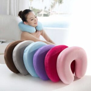 Comfort Neck Pillow – Travel & Home Support (Random Color)