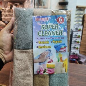 Microfiber Kitchen Dish Cloths – Pack of 6