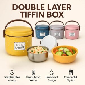 Hotline Office Tiffin Box – Insulated Lunch Carrier