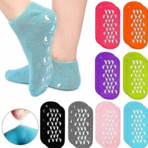 Silicone Moisturizing Gel Socks for Cracked Heels (1 Pair)