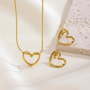 stainless steel locket set