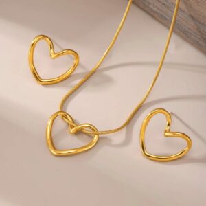 stainless steel locket set