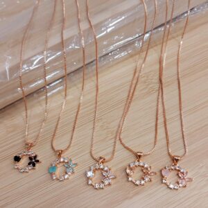 Gold plated locket chain