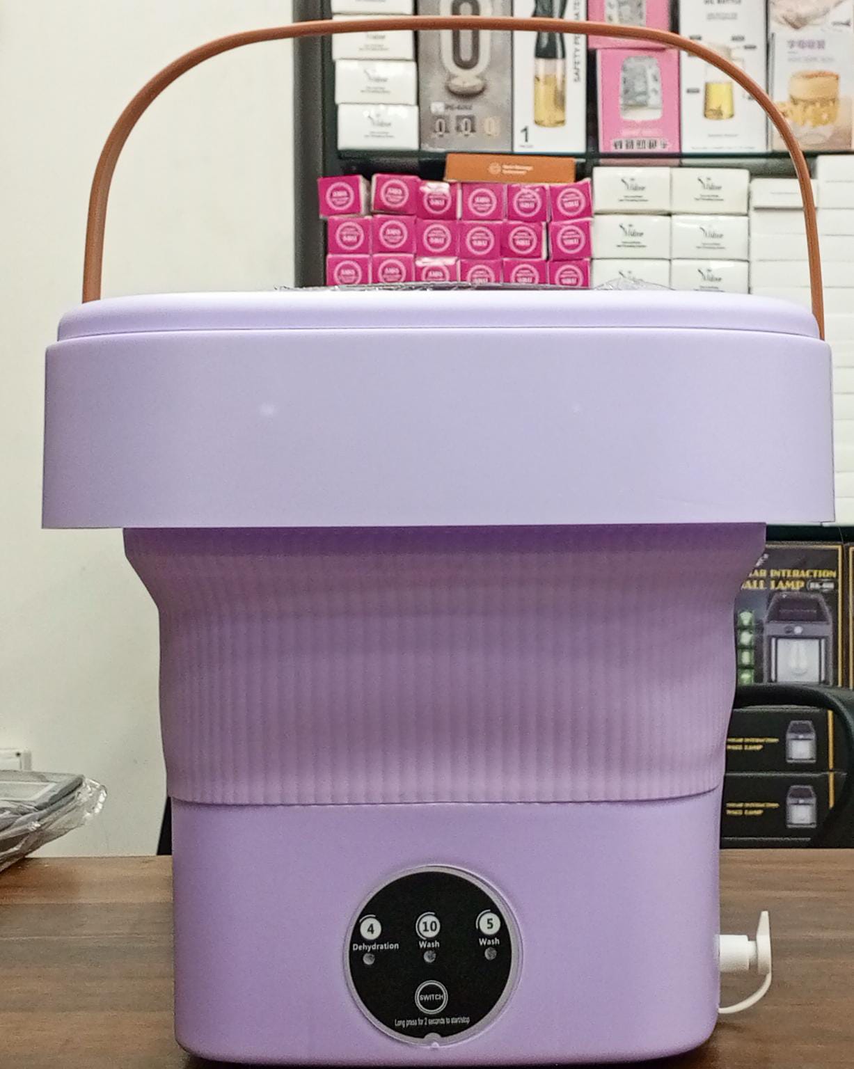 Portable Mini Washing Machine 8L – Foldable Compact Washer