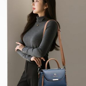 Luxury Soft Leather Crossbody Shoulder Bag for Women