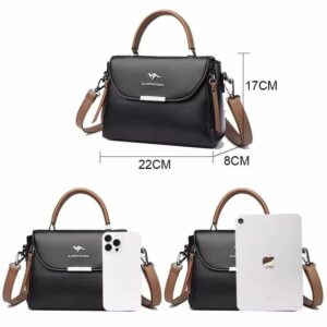 Luxury Soft Leather Crossbody Shoulder Bag for Women