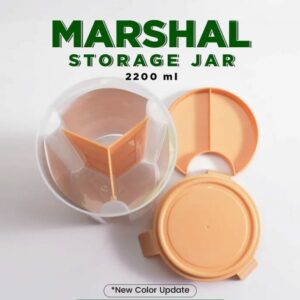 3-in-1 Airtight Storage Jar with 3 Compartments