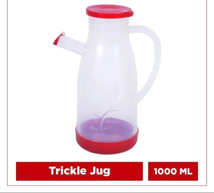 1L Oil & Juice Dispenser Jug – Trickle Pour Design - Image 2