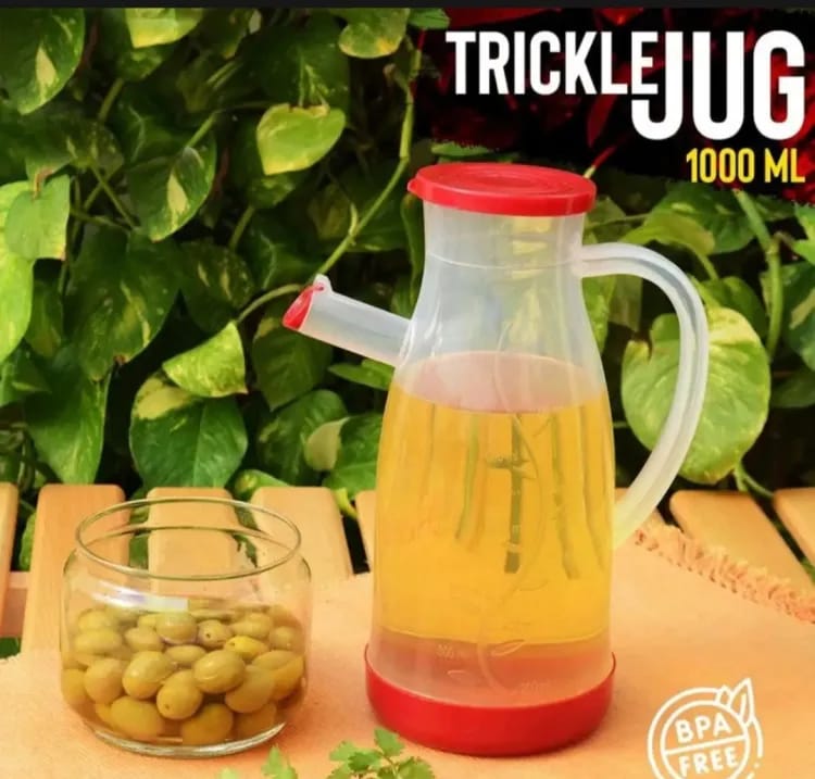 1L Oil & Juice Dispenser Jug – Trickle Pour Design