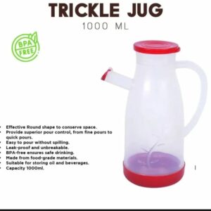 1L Oil & Juice Dispenser Jug – Trickle Pour Design