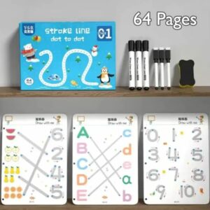 64 Pages tracing Book for Children