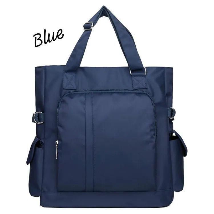 Waterproof Canvas Tote Laptop Bag – Multi-Pocket Work Bag - Image 7