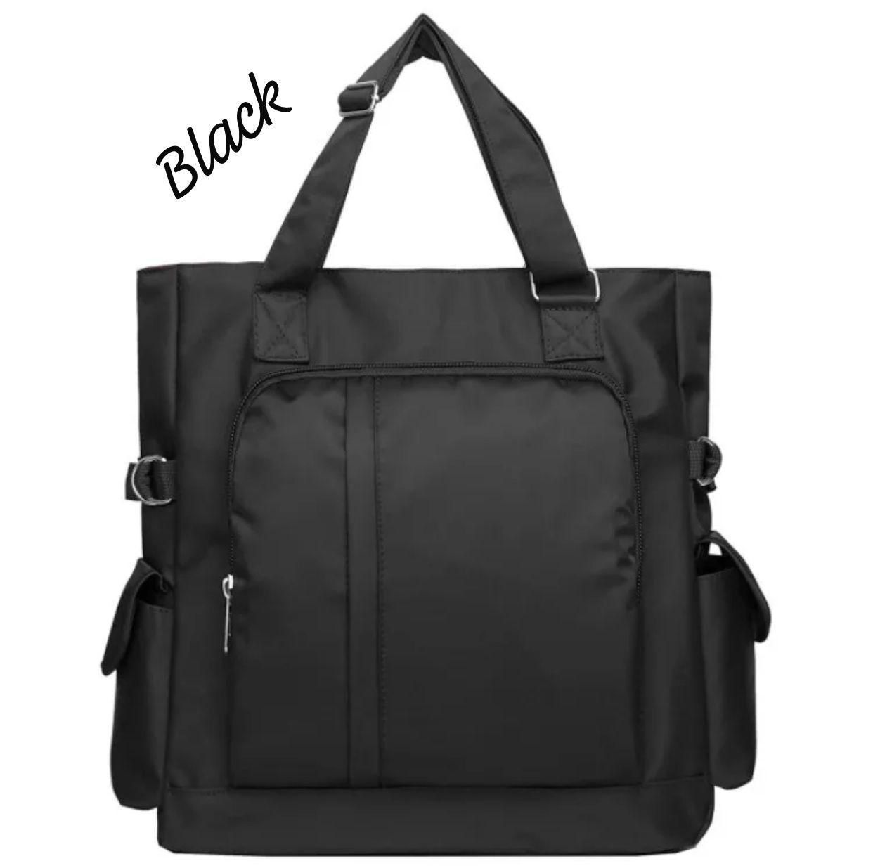 Waterproof Canvas Tote Laptop Bag – Multi-Pocket Work Bag - Image 6
