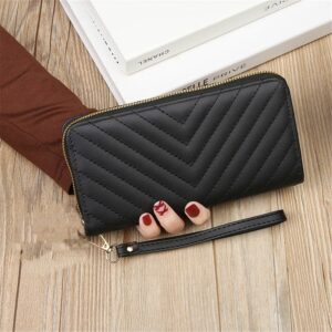 Forever Young Spacious Top Zipper Ladies Hand Clutch