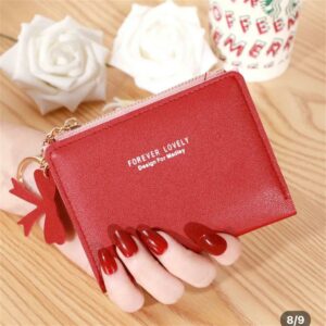 Women’s Short Tassel Wallet with Coin & Card Holder