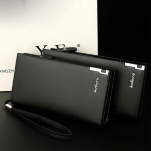 Baellerry Spacious Top Zipper Long Wallet with Mobile Holder